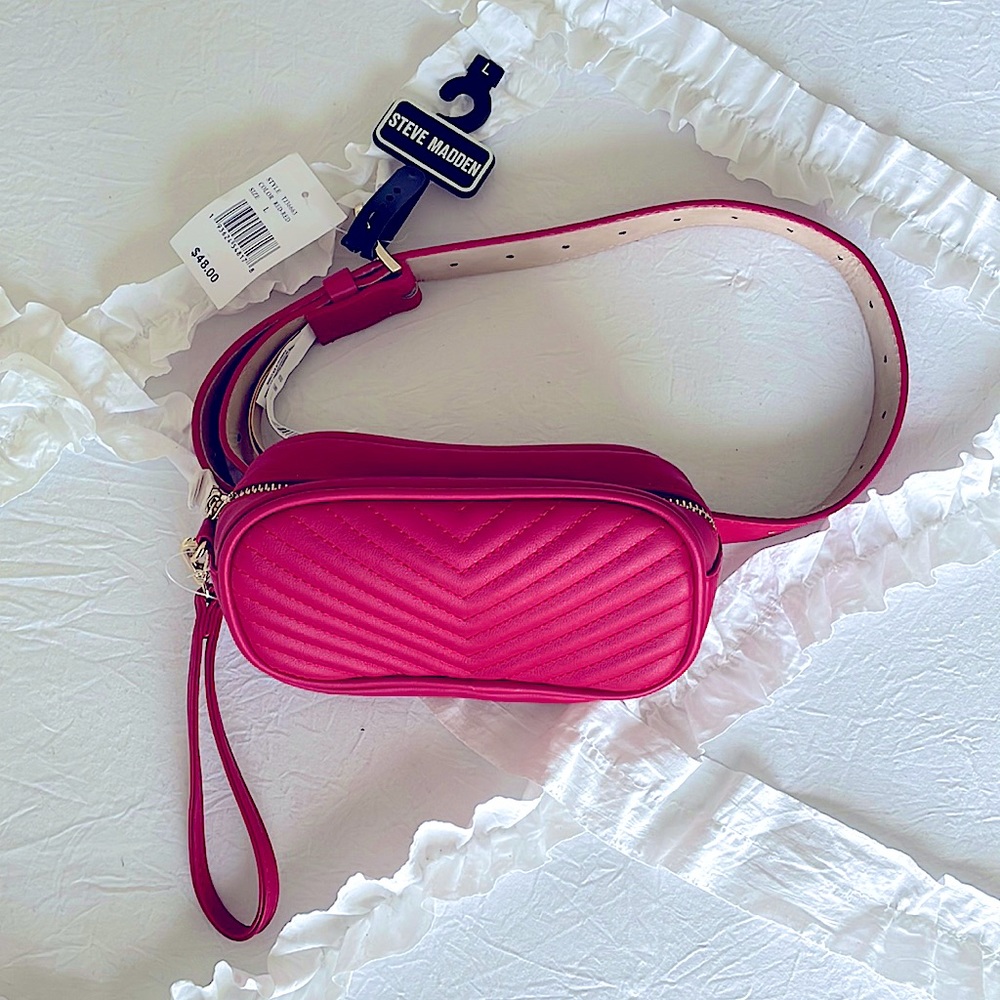 Steve Madden Red Belted Purse